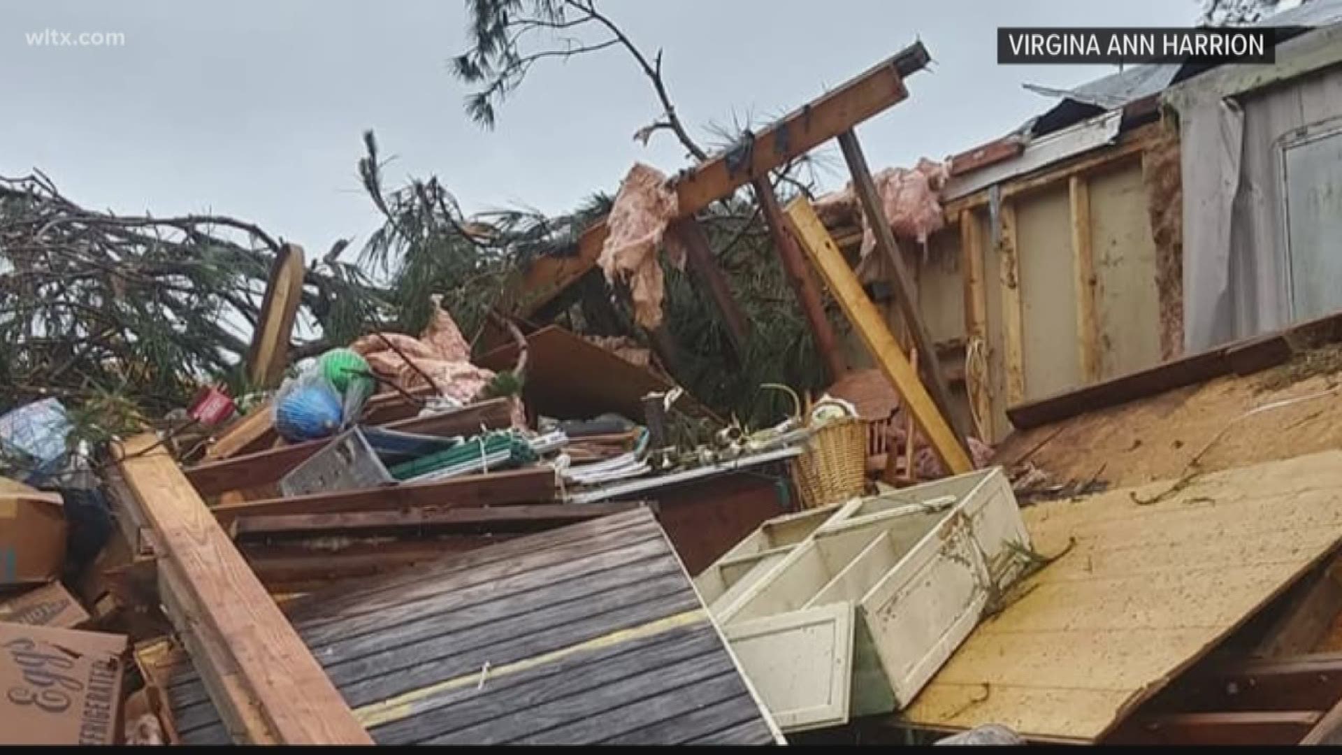 Clarendon county damage could be from a tornado, weather service crews will survey damage on Saturday