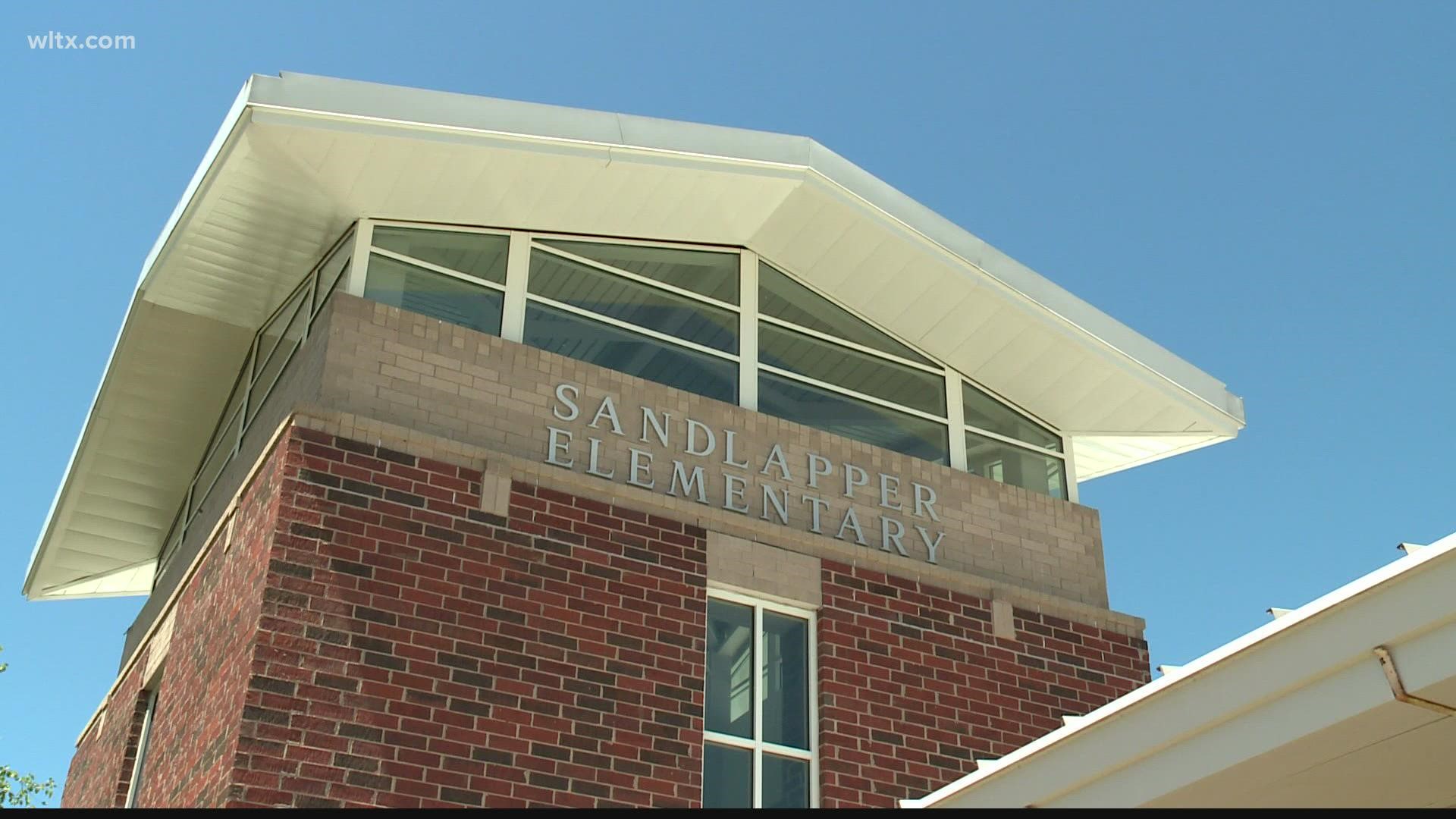 No one was hurt in the incident at Sandlapper Elementary school.