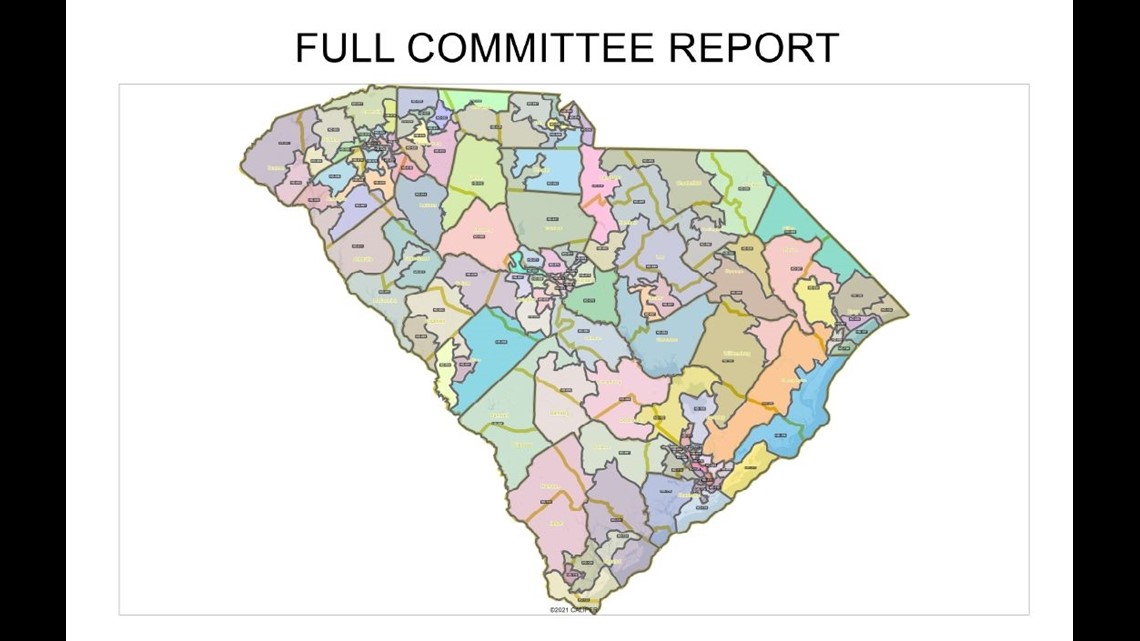 Sc State House District Map South Carolina House Approves Their New State District Map | Wltx.com