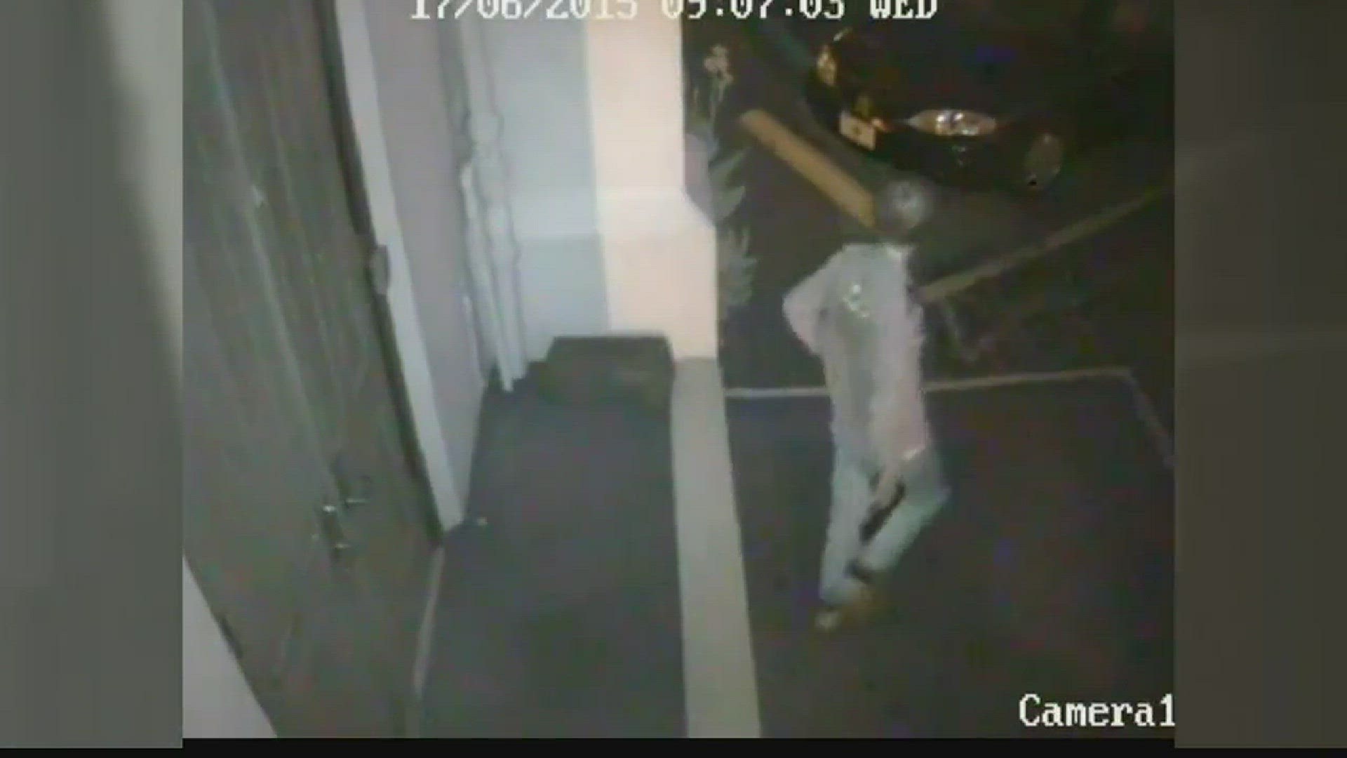 Video of Dylann Roof leaving Emanuel AME church after killing nine people
