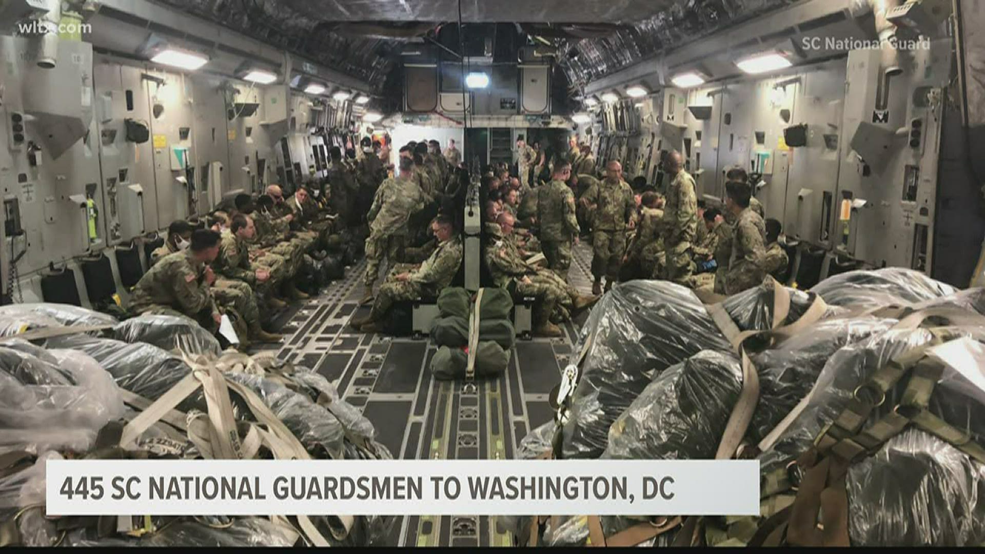 President Trump has called up South Carolina's National Guard to help keep the peace in Washington, D.C.