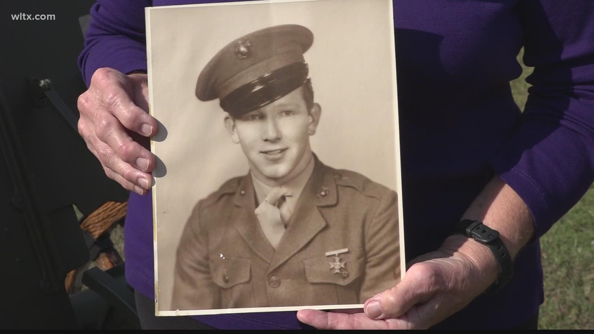 A WWII memorial and cannon are being refurbished at Brookland Cayce high school.