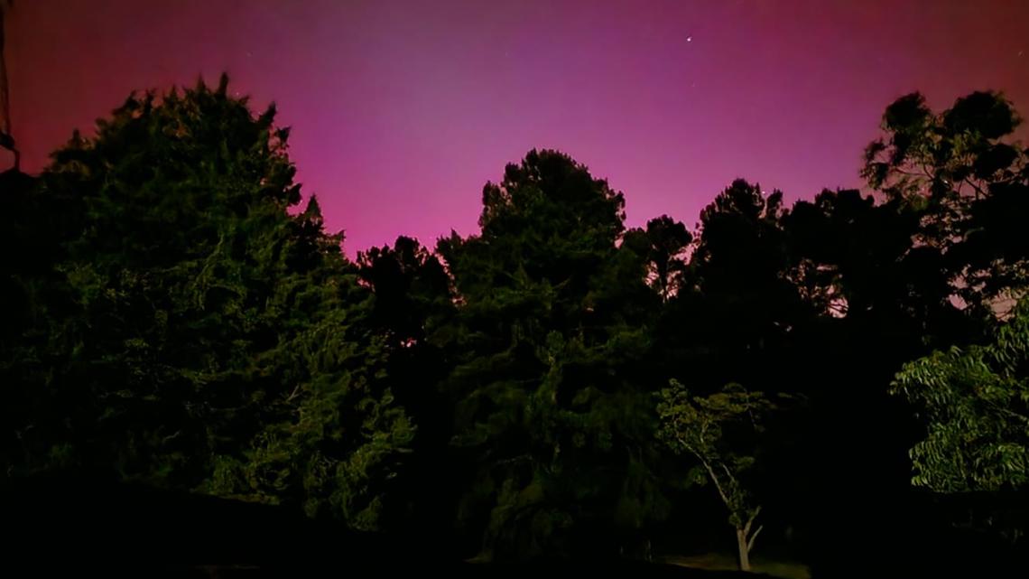 Northern lights visible in South Carolina