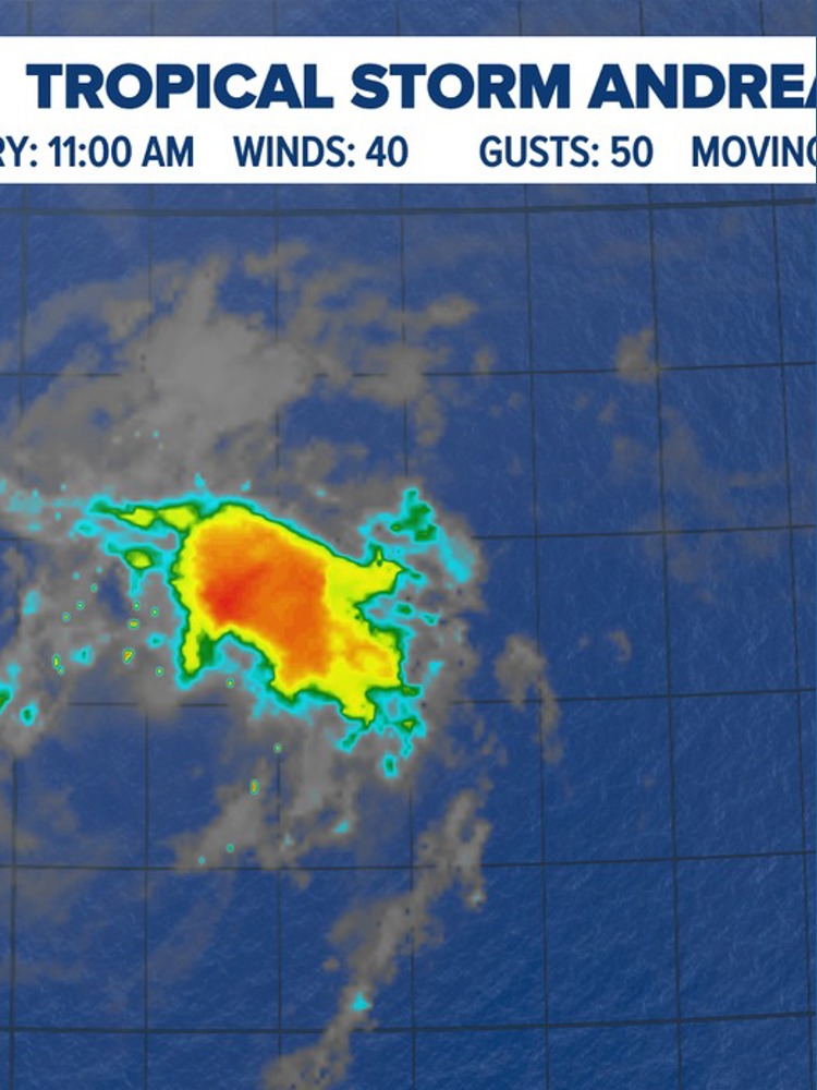 Tropical Storm Andrea becomes first named storm of the season | wltx.com