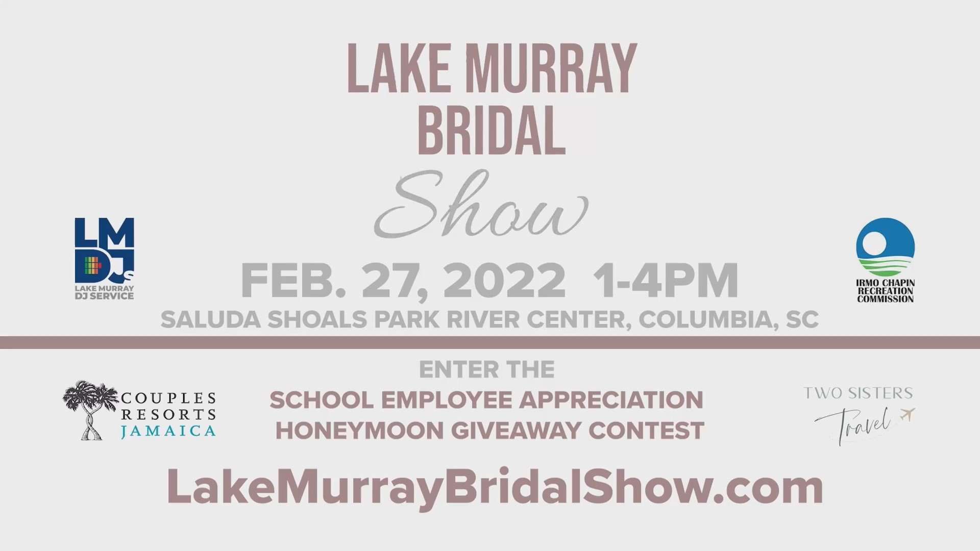 The Lake Murray Bridal Show “Season of Love” is today! Our exciting show of wedding professionals will help make your dream wedding a reality.