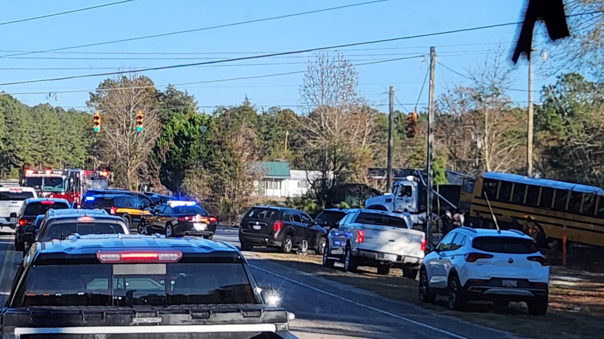 Crews respond to Sumter school bus crash on Thursday afternoon | wltx.com