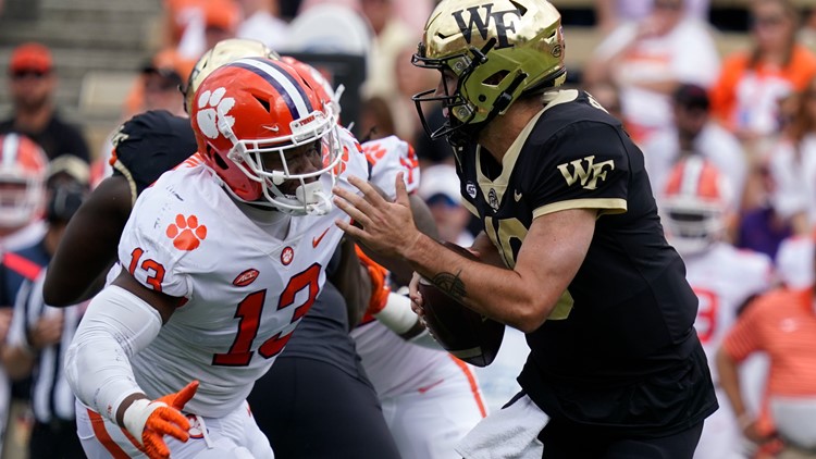 Clemson pulls through with 51-45 win over Wake Forest in double overtime