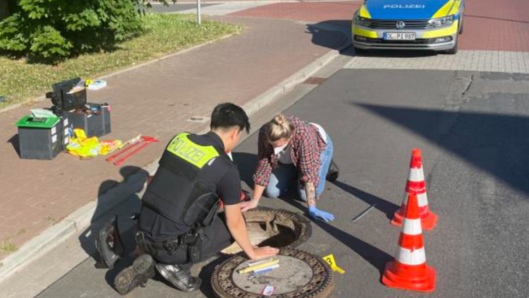 An 8-year-old boy was missing for over a week in Germany. Then someone heard whimpering from beneath a manhole cover.