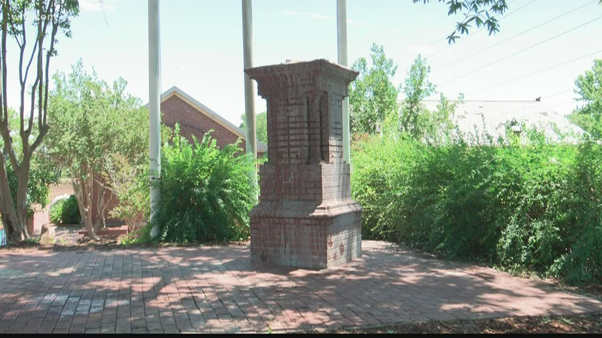 Columbia's statue of Christopher Columbus has been moved over concerns that it will continue to be vandalized.