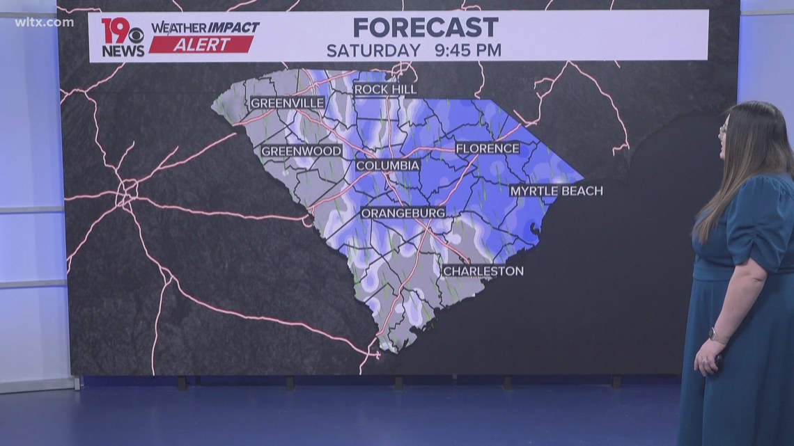 South Carolina snow update: System to taper off, extreme cold to follow ...