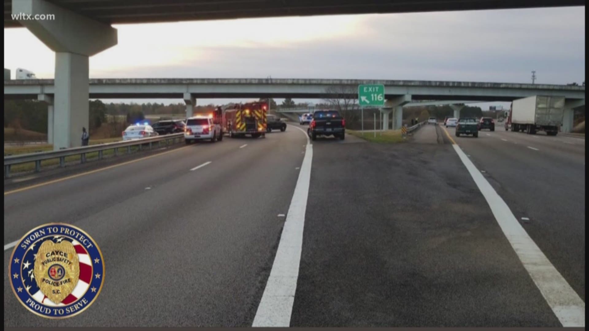 Early morning crash caused by wrong-way driver near I-26