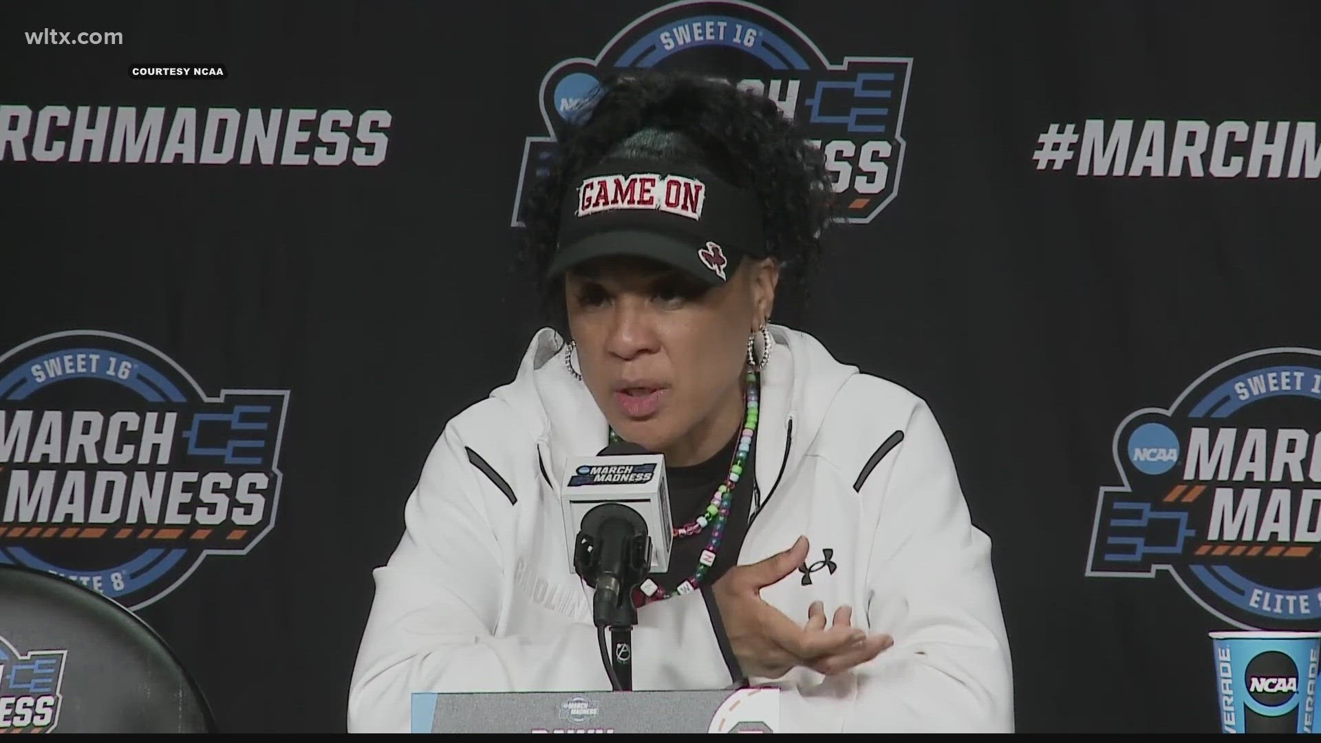 South Carolina head coach Dawn Staley says her team is playing its best basketball of the season as it prepares to enter April