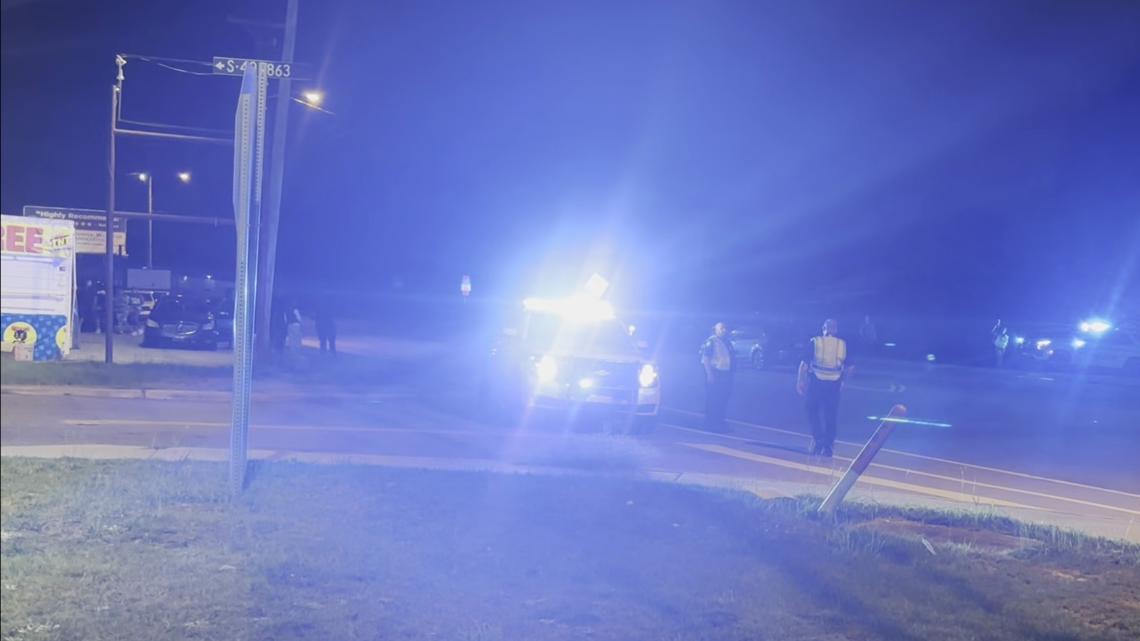Pedestrian taken to hospital after being struck by car in Columbia