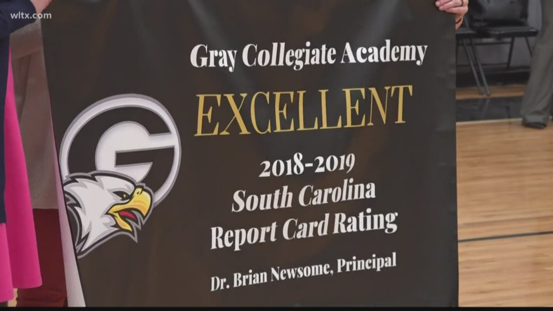 Gray Collegiate Academy is celebrating a well deserved 'excellent' rating on their South Carolina report card.