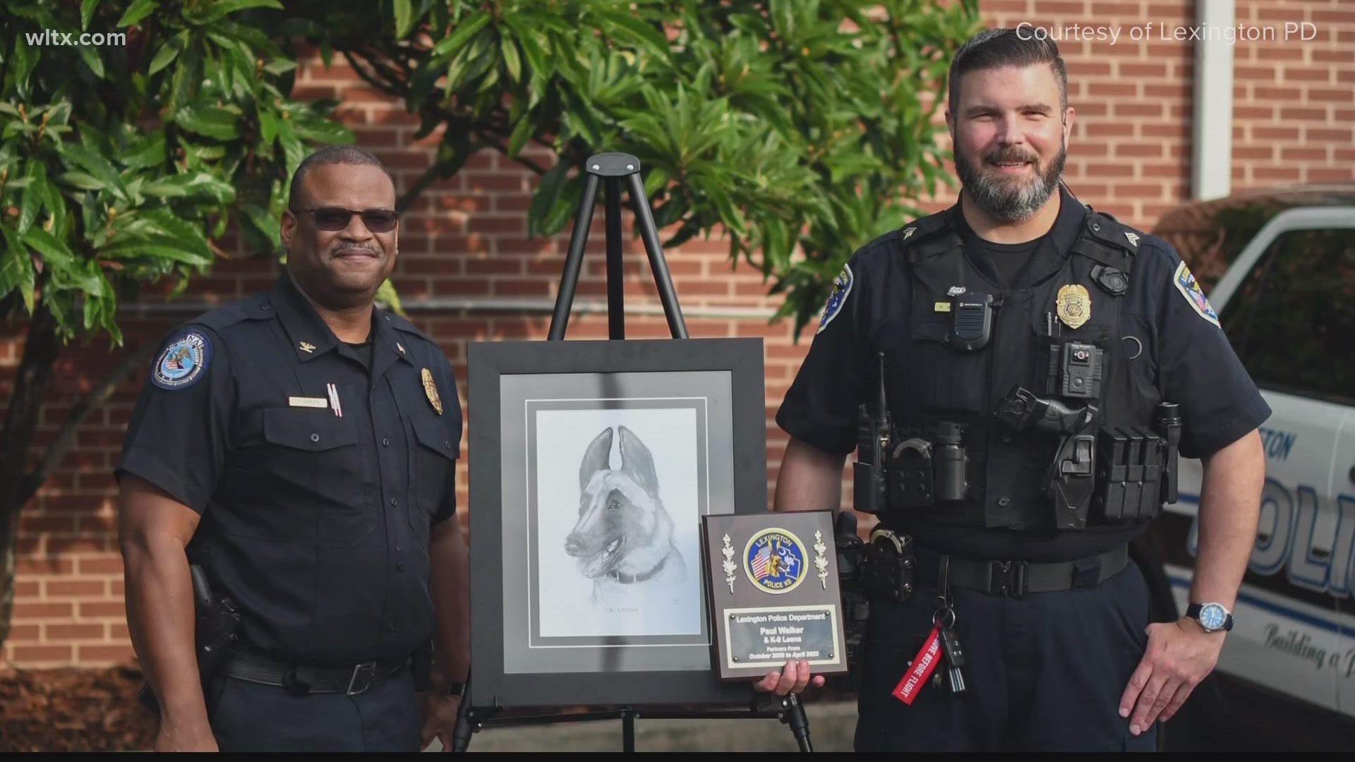 Lexington Police remembered K-9 Lena who passed away earlier this year.