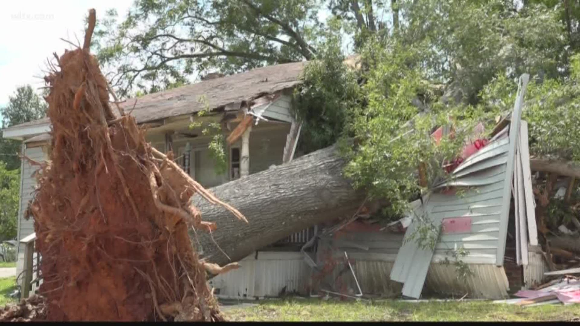 More than 3,000 lost power when storms swept through Newberry this weekend.   That number is now down to under 200 homes and the cleanup is still underway.