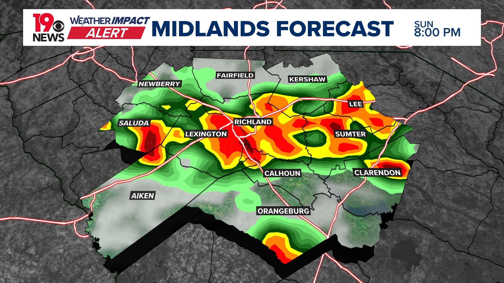 WEATHER IMPACT ALERT: Strong to severe storms expected on Sunday ...