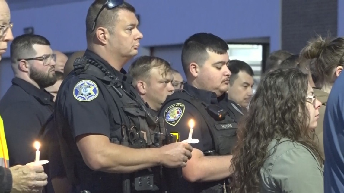 Cayce honors Officer Drew Barr with vigil on anniversary of his death in the line of duty