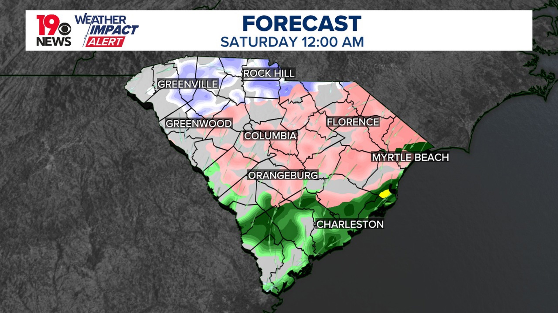 Wintry mix possible for South Carolina Friday and early Saturday | wltx.com