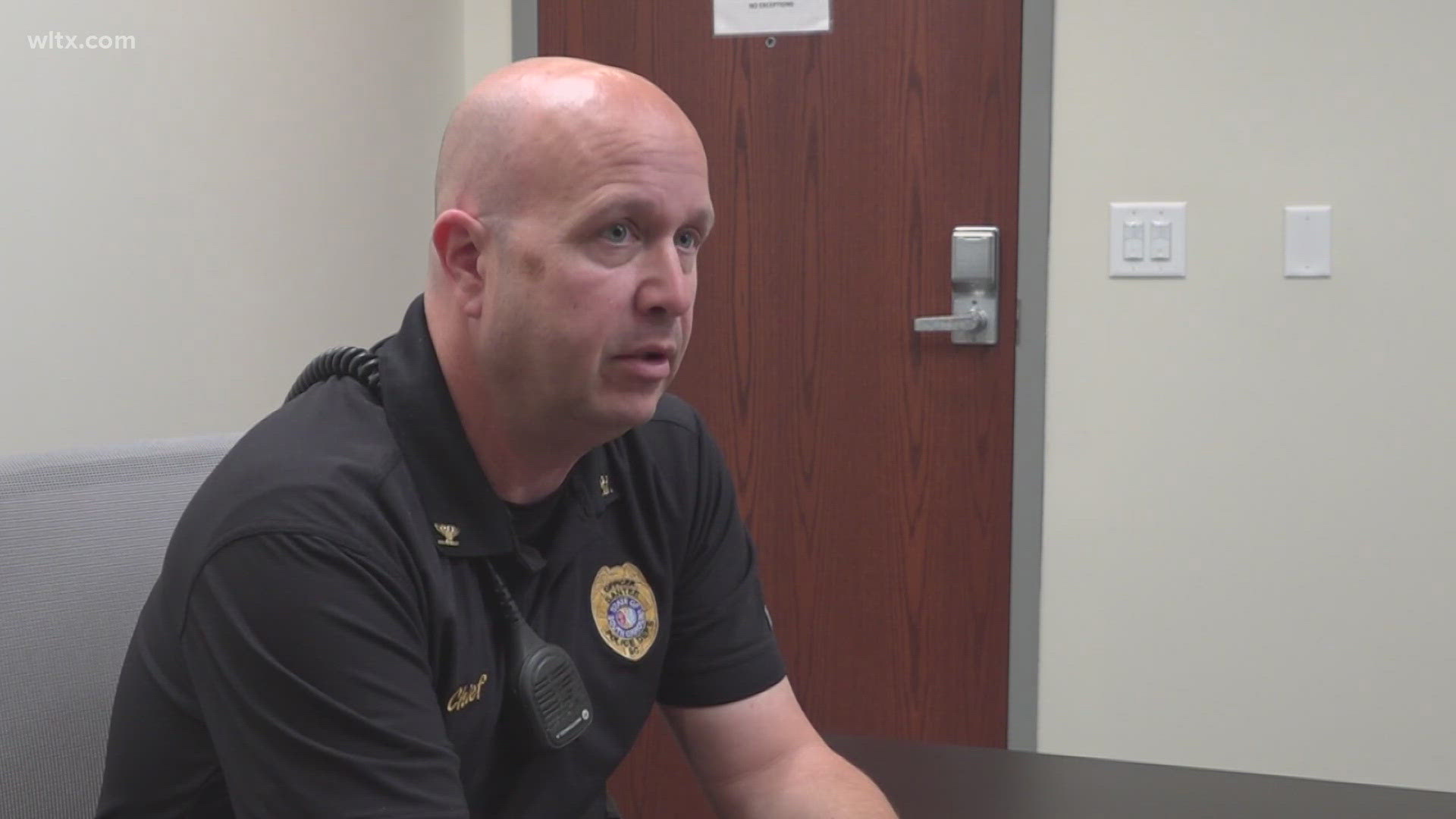 Kevin Broghi, new chief of police in Santee says he is dedicated to improving safety within the community. 