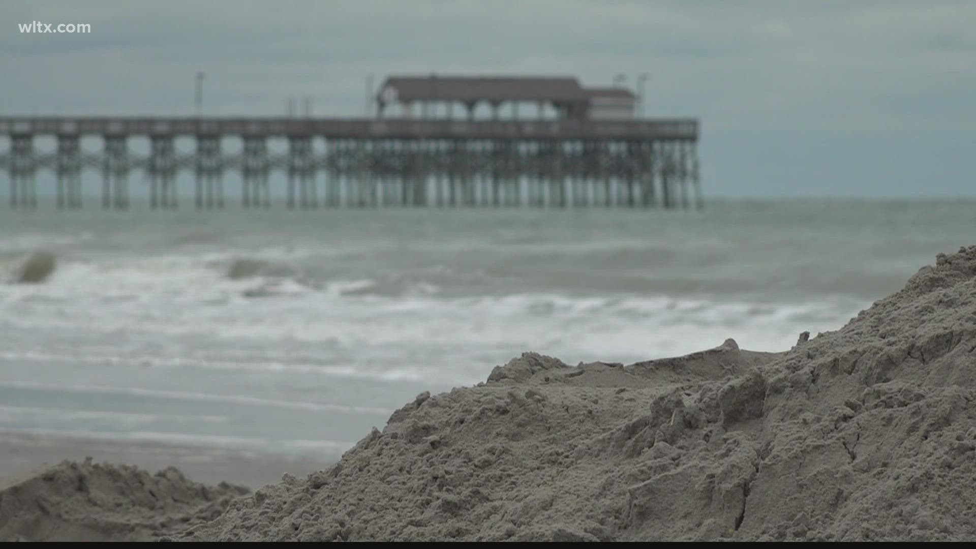 Storm surge caused flooding and erosion along the Grand Strand. Teams from Coastal Carolina University are hoping to record data to help us in the future.