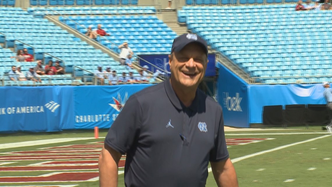 Catching up with Sparky Woods who will be on the UNC sidelines for the Mayo Bowl