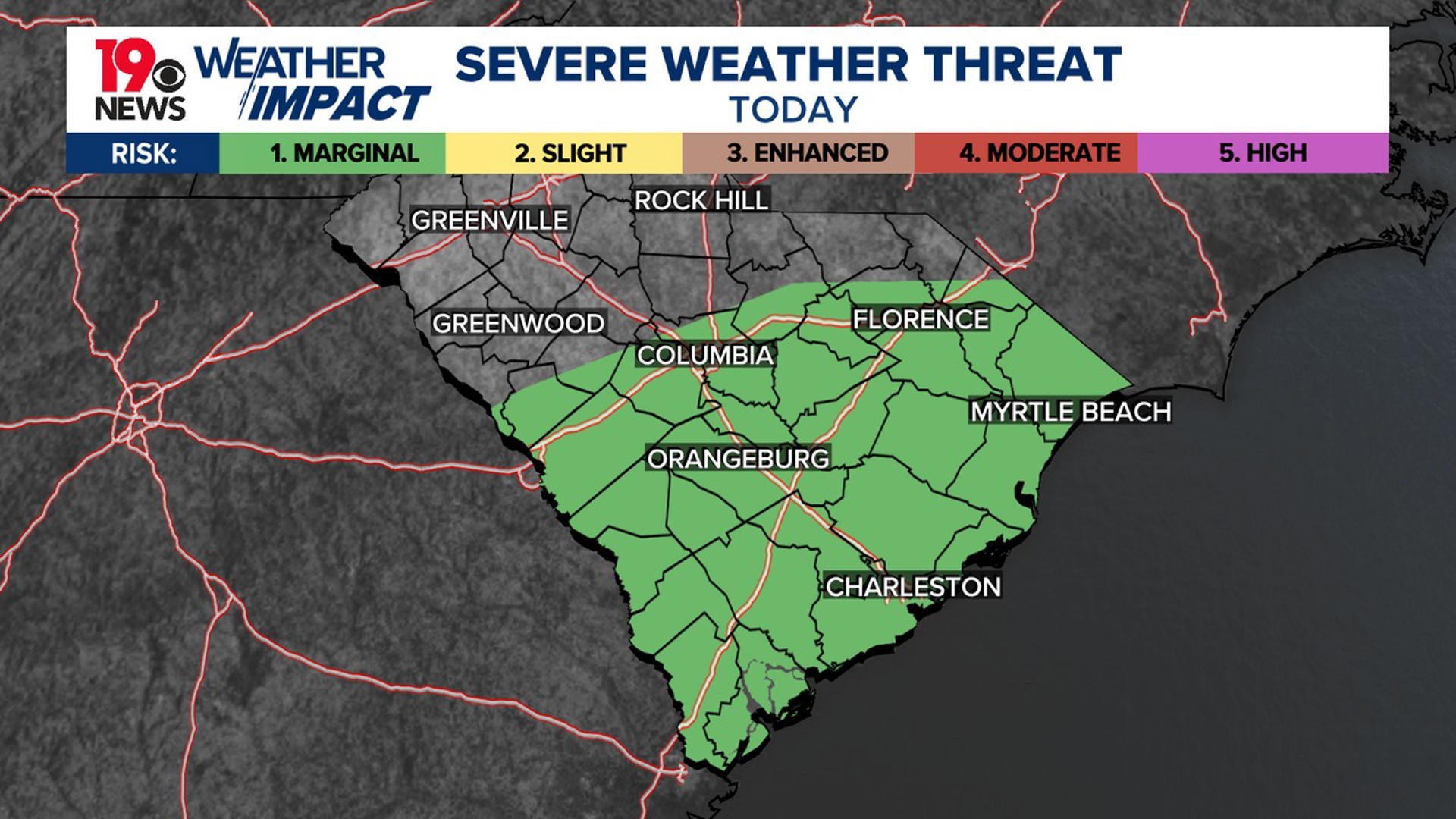 Scattered showers and storms expected today and Thursday | wltx.com