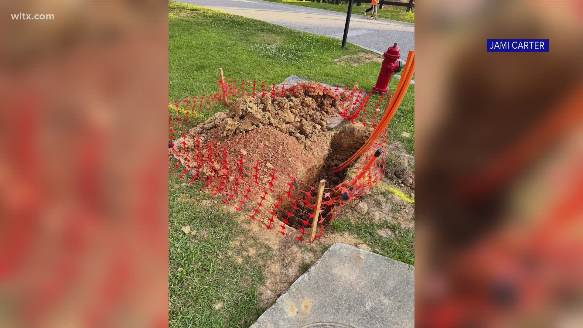 Ripple Fiber Optic cable is doing work in Lexington and some residents are upset.