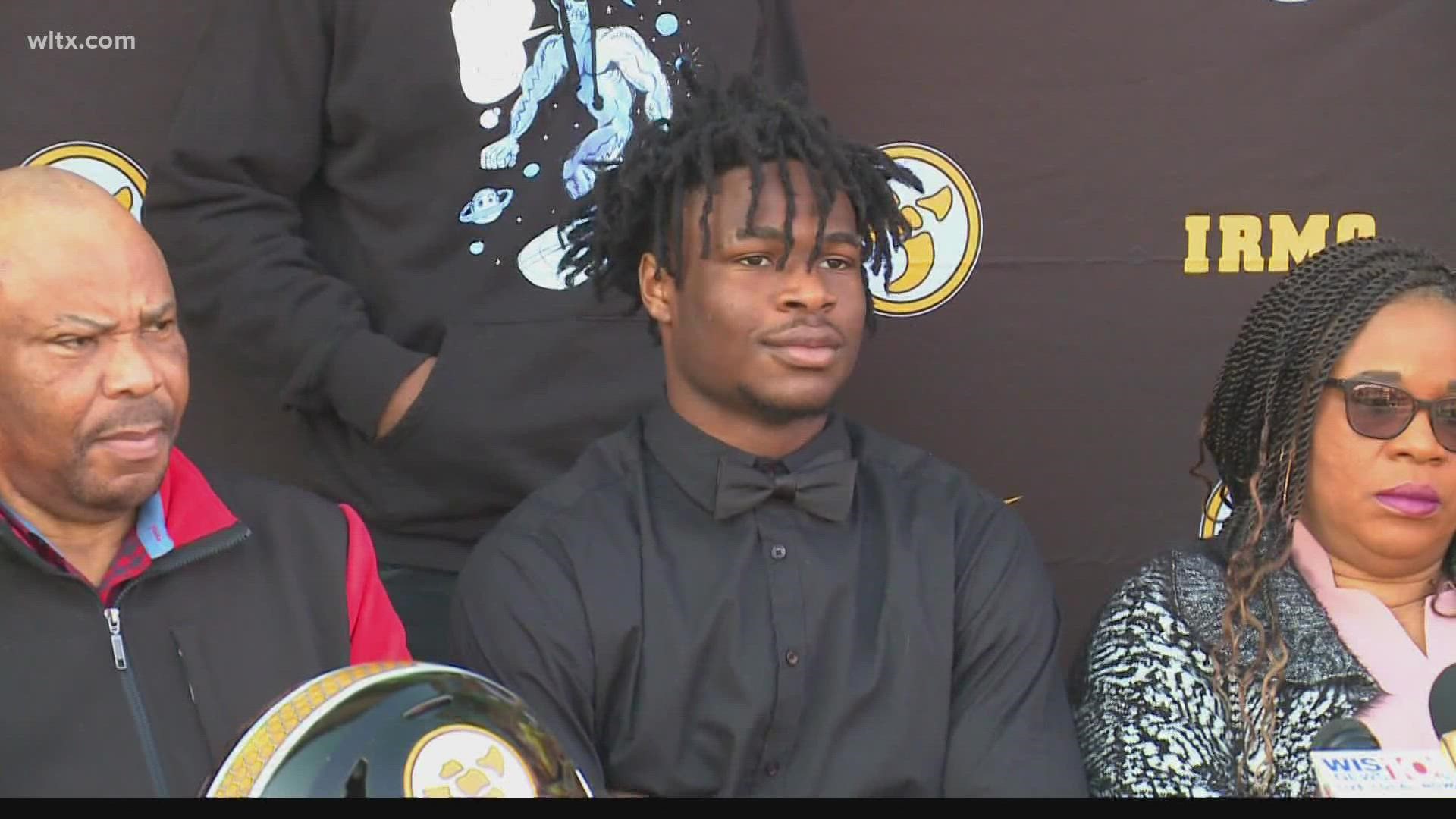 Irmo defensive back Nick Emmanwori got the NSD festivities off and running with an 8:30 am ceremony where he signed with the Gamecocks.