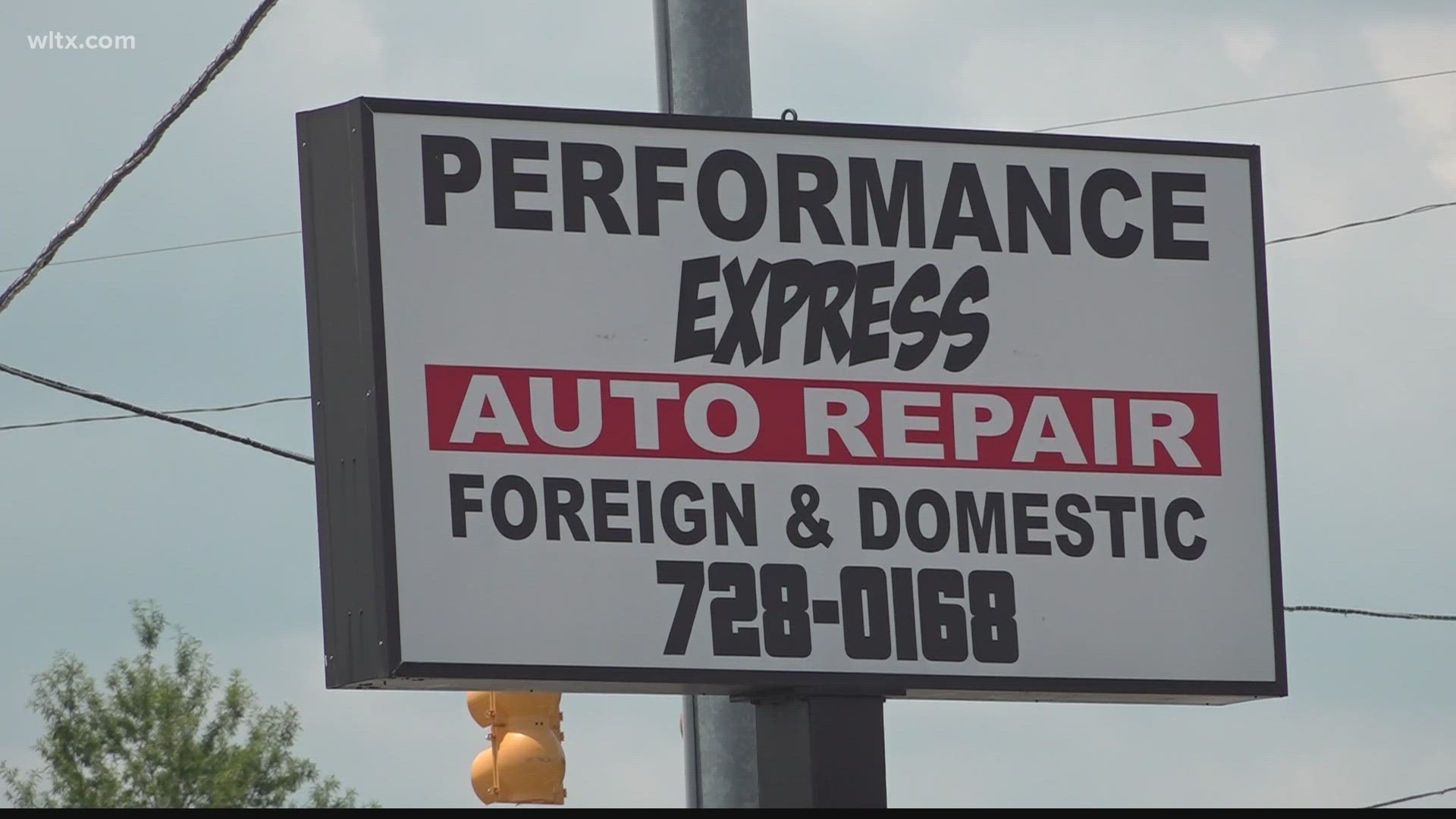 An auto repair company says it's closed but customers cars are still in the garage.