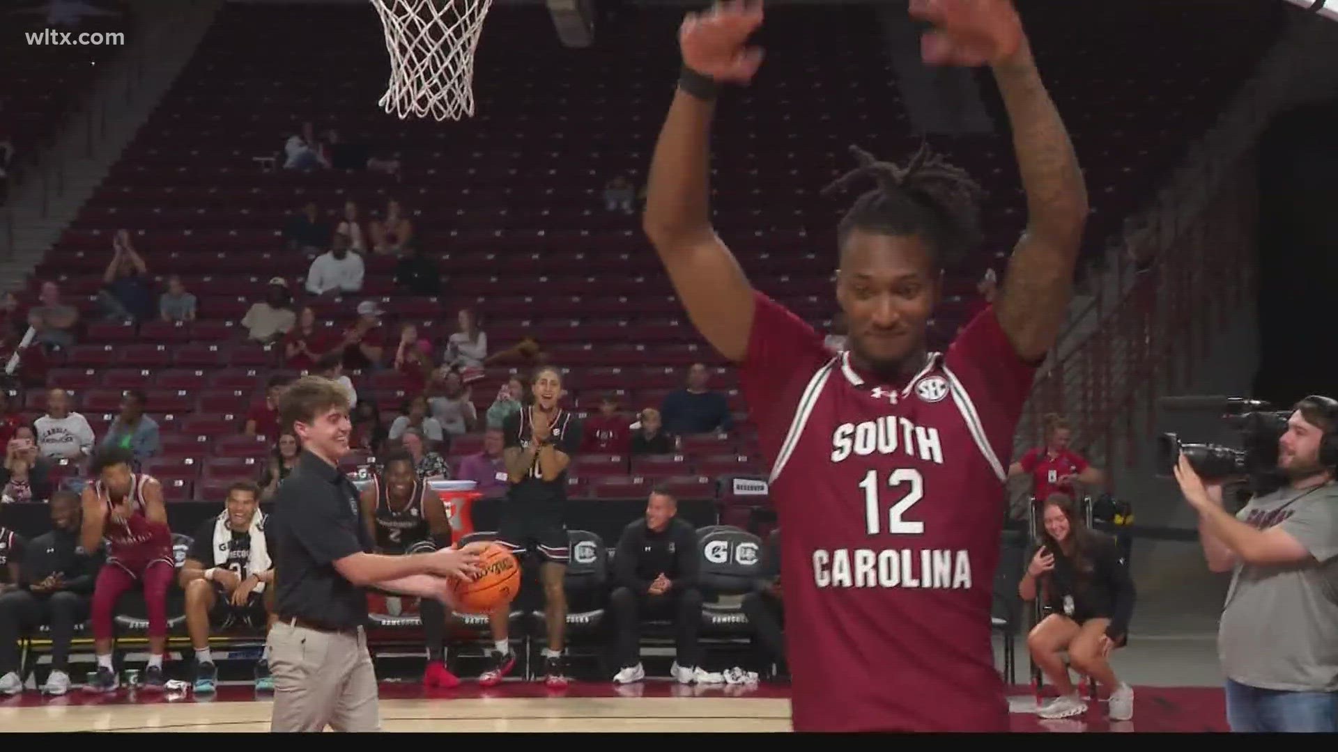 The Colonial Life Arena court was open for business Wednesday night with the Garnet & Black Madness which gave fans a preview of the upcoming basketball season.