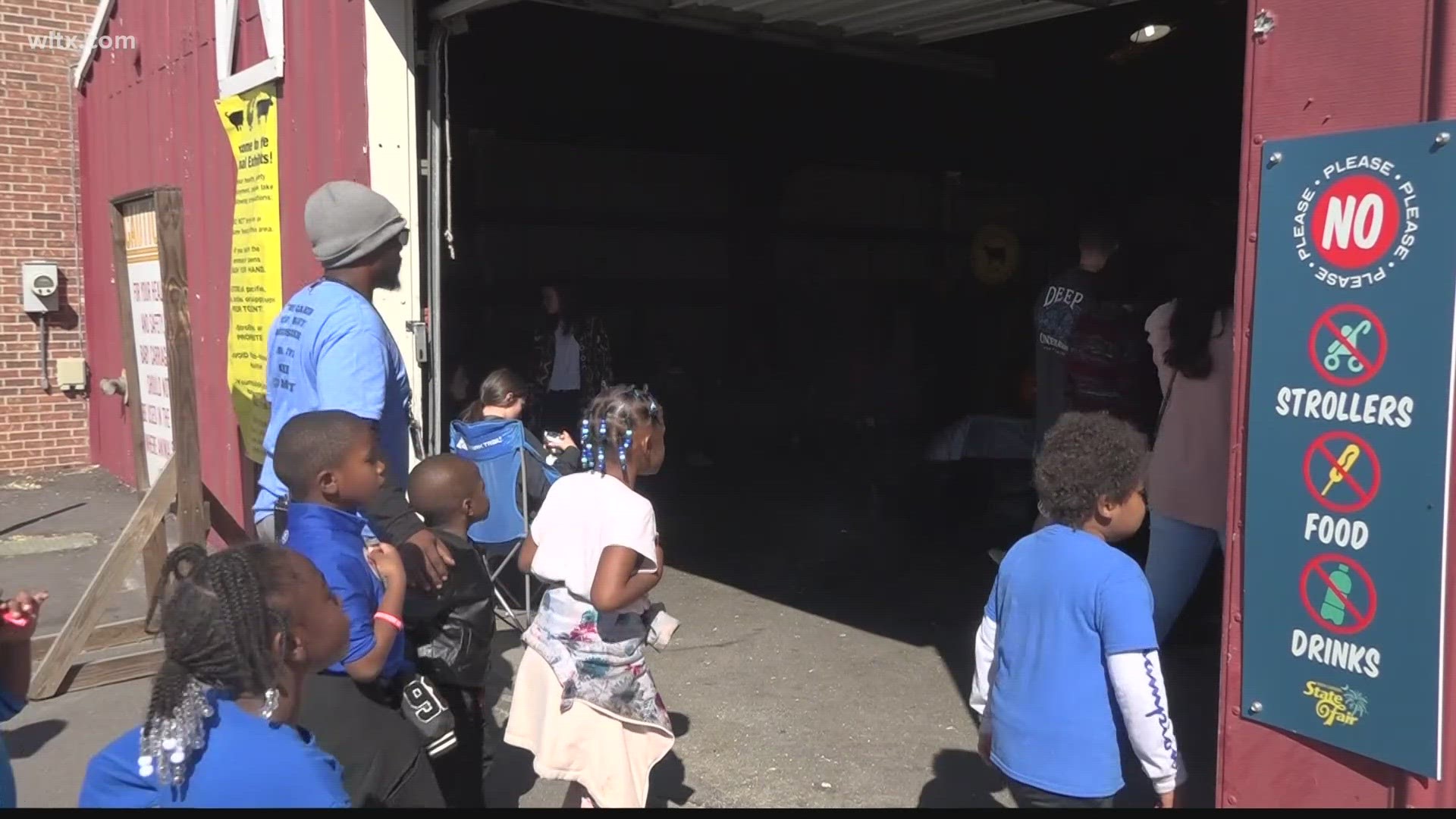 It was a day to move the classroom outdoors as AC Moore students went to the South Carolina State Fair.