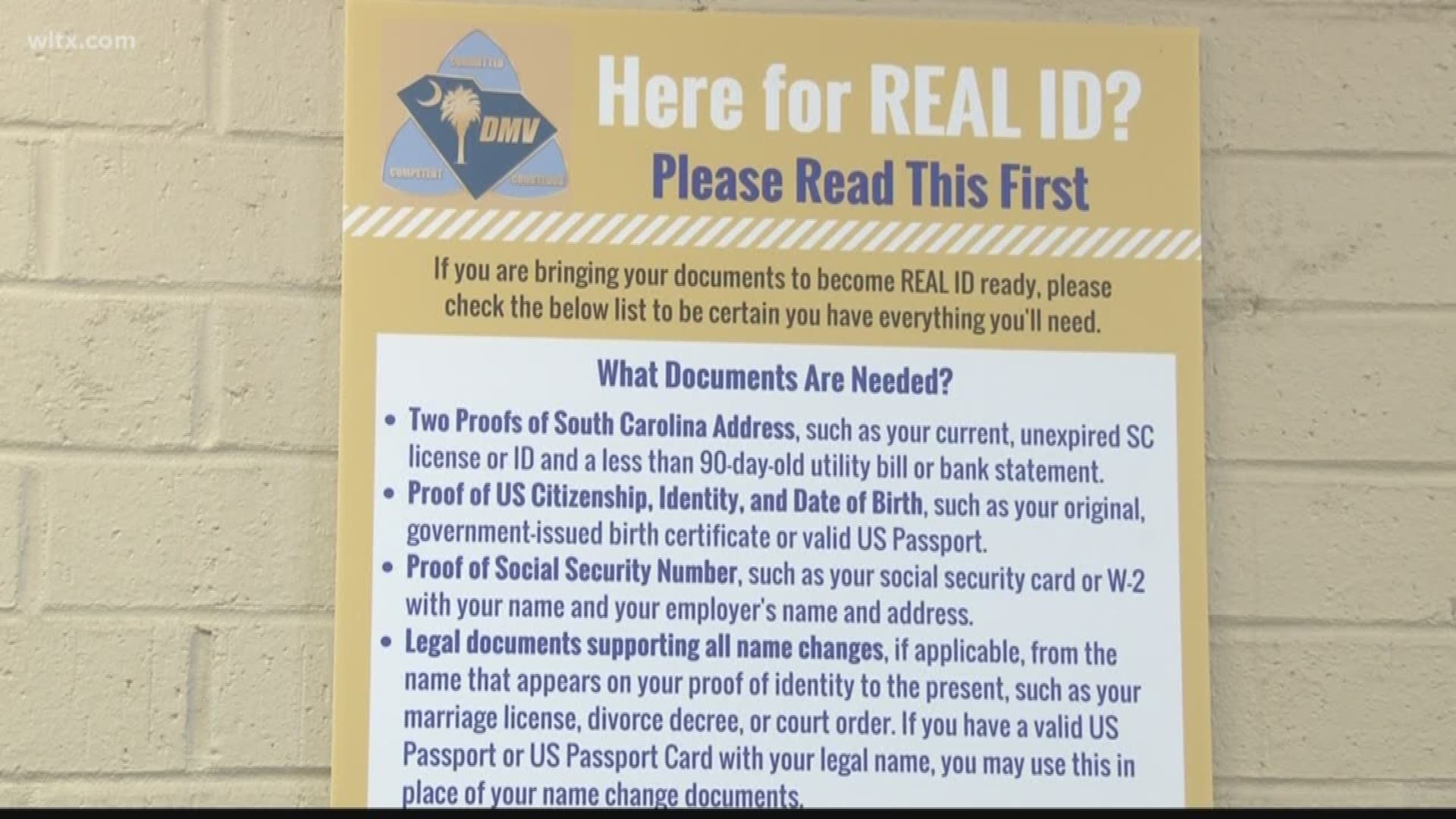 Effective Oct. 1, 2020, South Carolina residents will need Real IDs to fly on airplanes, go into federal buildings or on military bases.