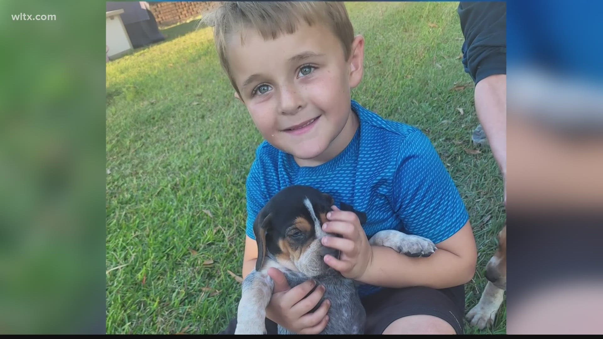 A family who just lost their 6-year-old son was helping raise funds for what he loved to do most at the Grand American Coon Hunt in Orangeburg.