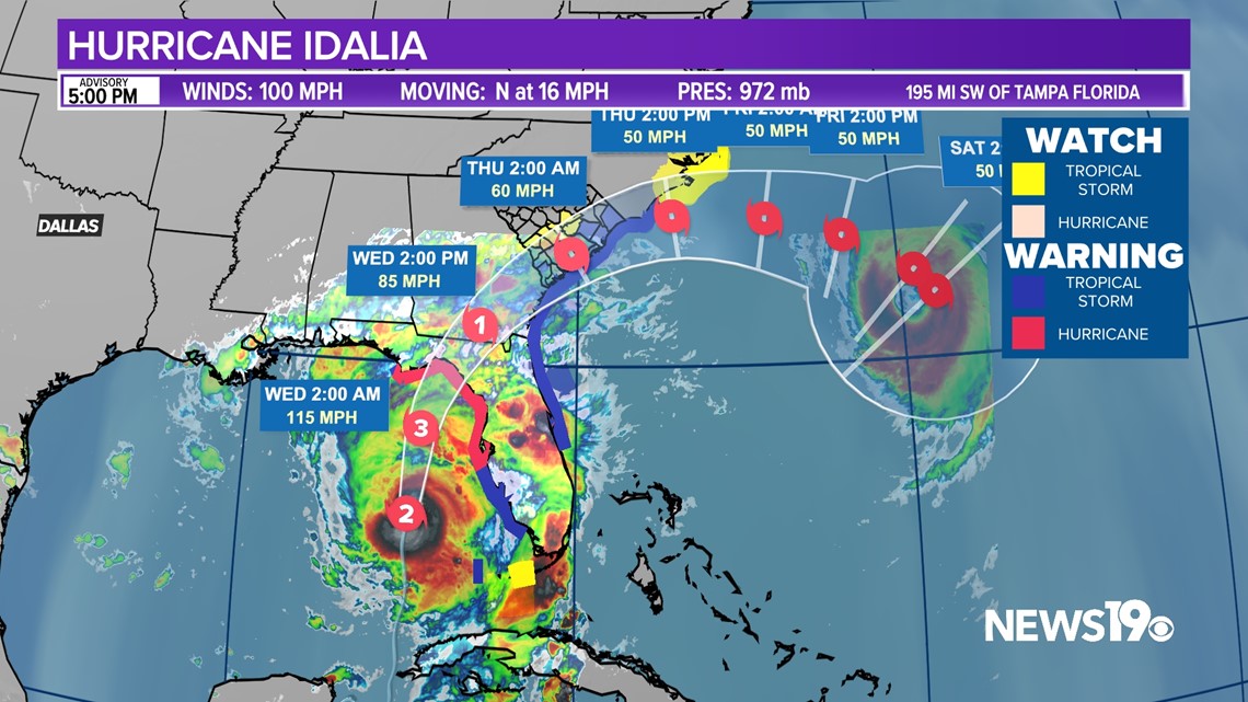 Hurricane Idalia's potential South Carolina impacts