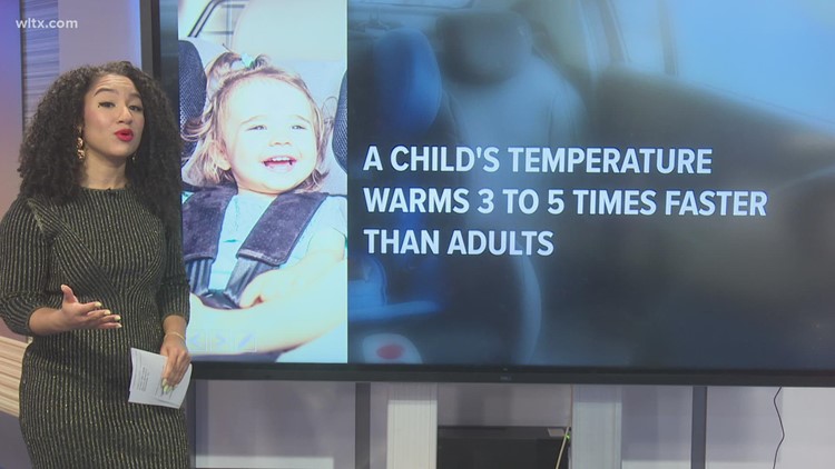 The dangers of leaving a child in a hot car