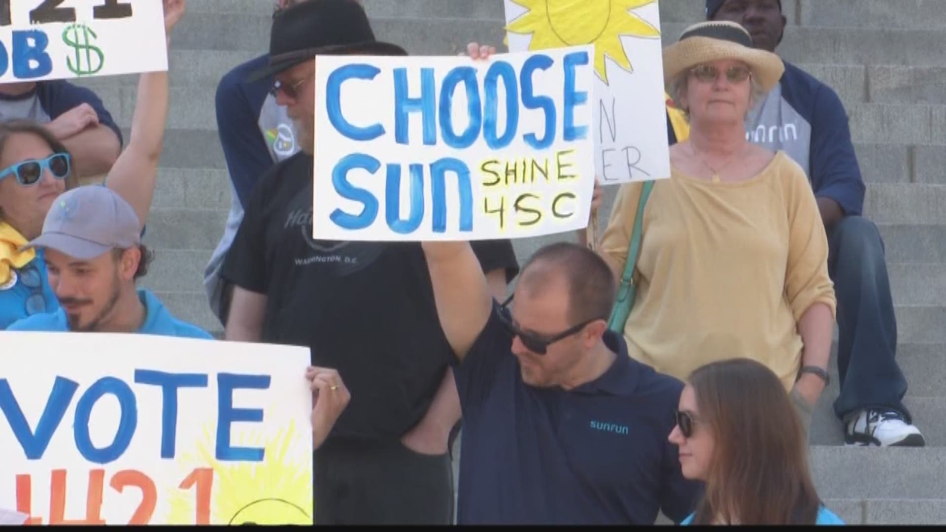 The group says they want to see solar energy in South Carolina expand.