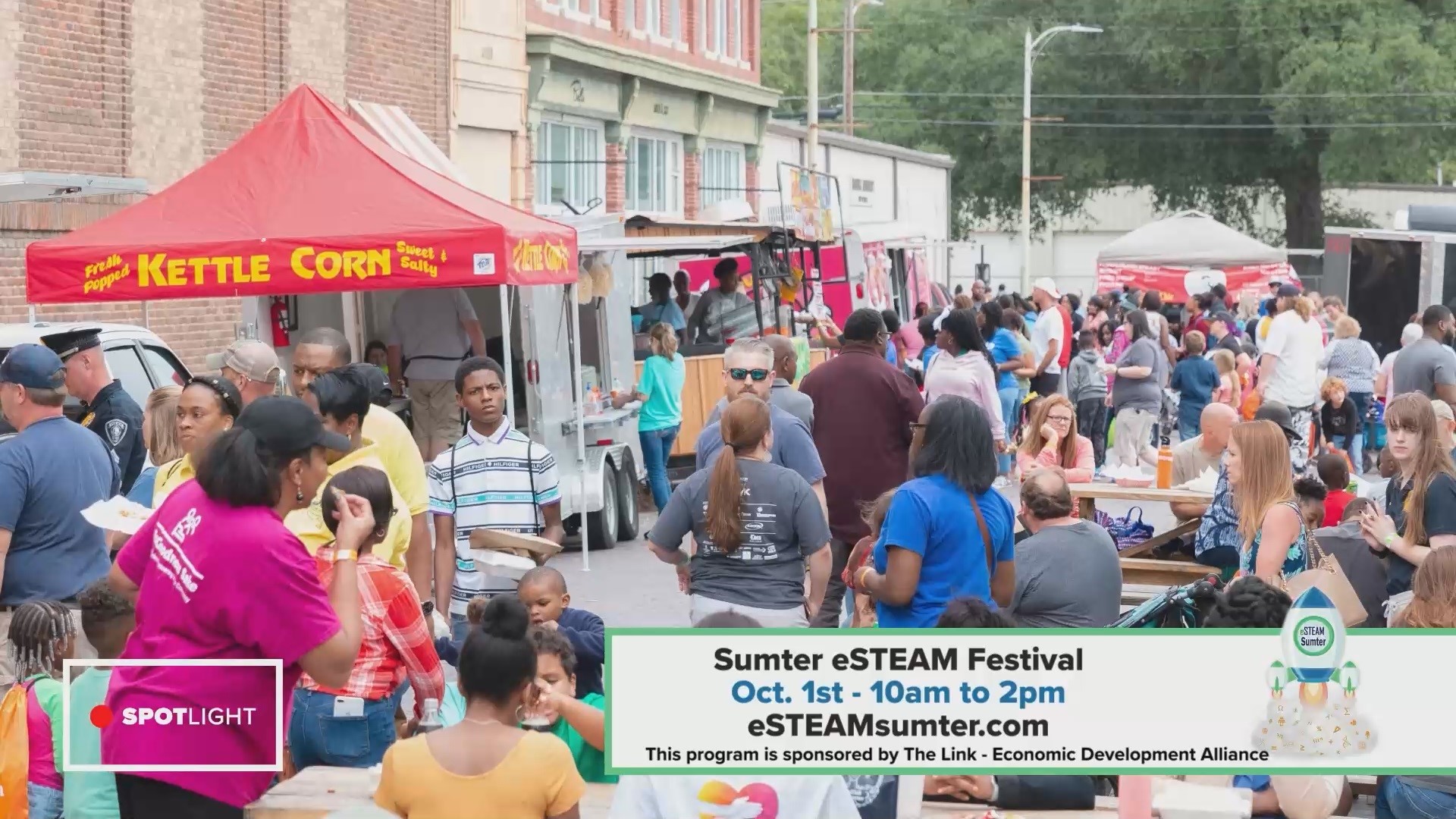 Join TheLINK Economic Development Alliance for the eSTEAM Sumter Festival on Saturday, October 1 from 10am-2pm.
