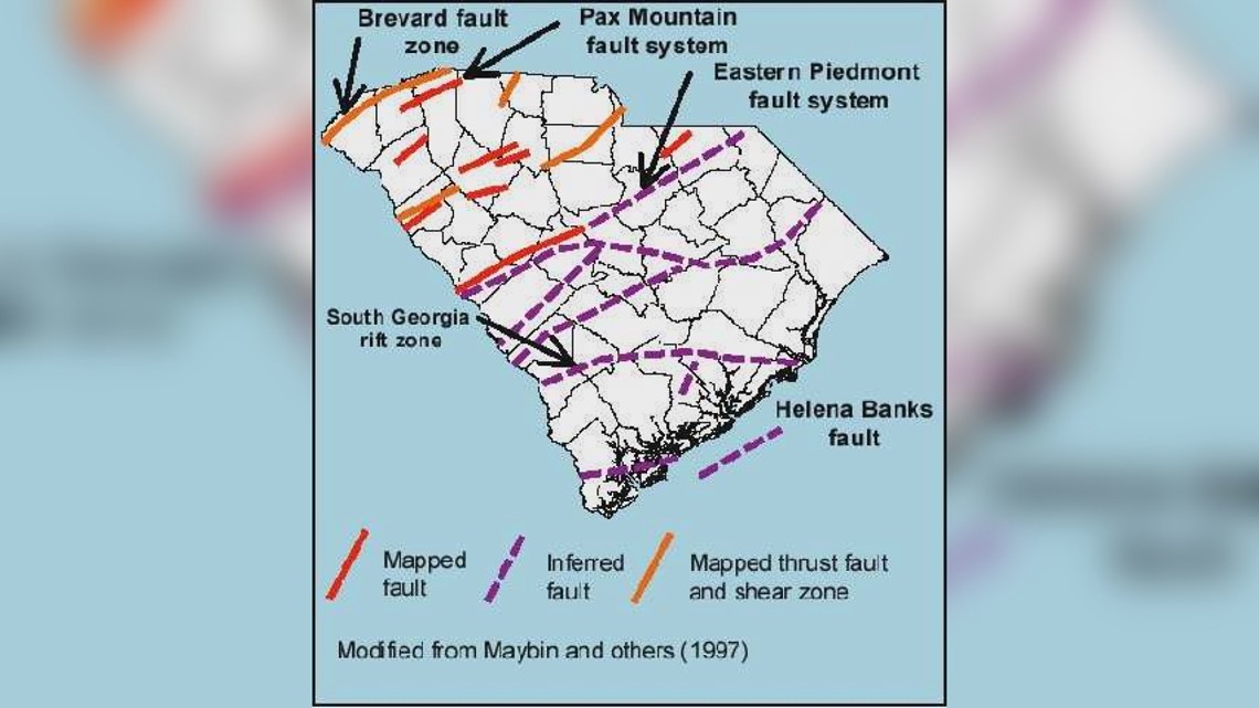 Seventh earthquake in Elgin South Carolina