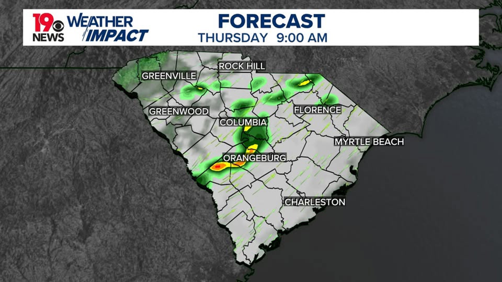 Some light rain, warm South Carolina weather today | wltx.com
