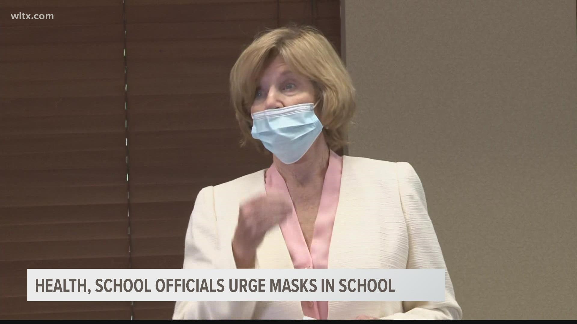 The state schools leader and health experts say universal mask wearing and vaccines are the only way out of the virus.
