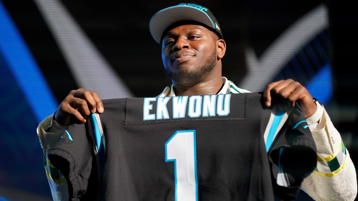 Carolina Panthers select N.C. State's Ekwonu in NFL draft