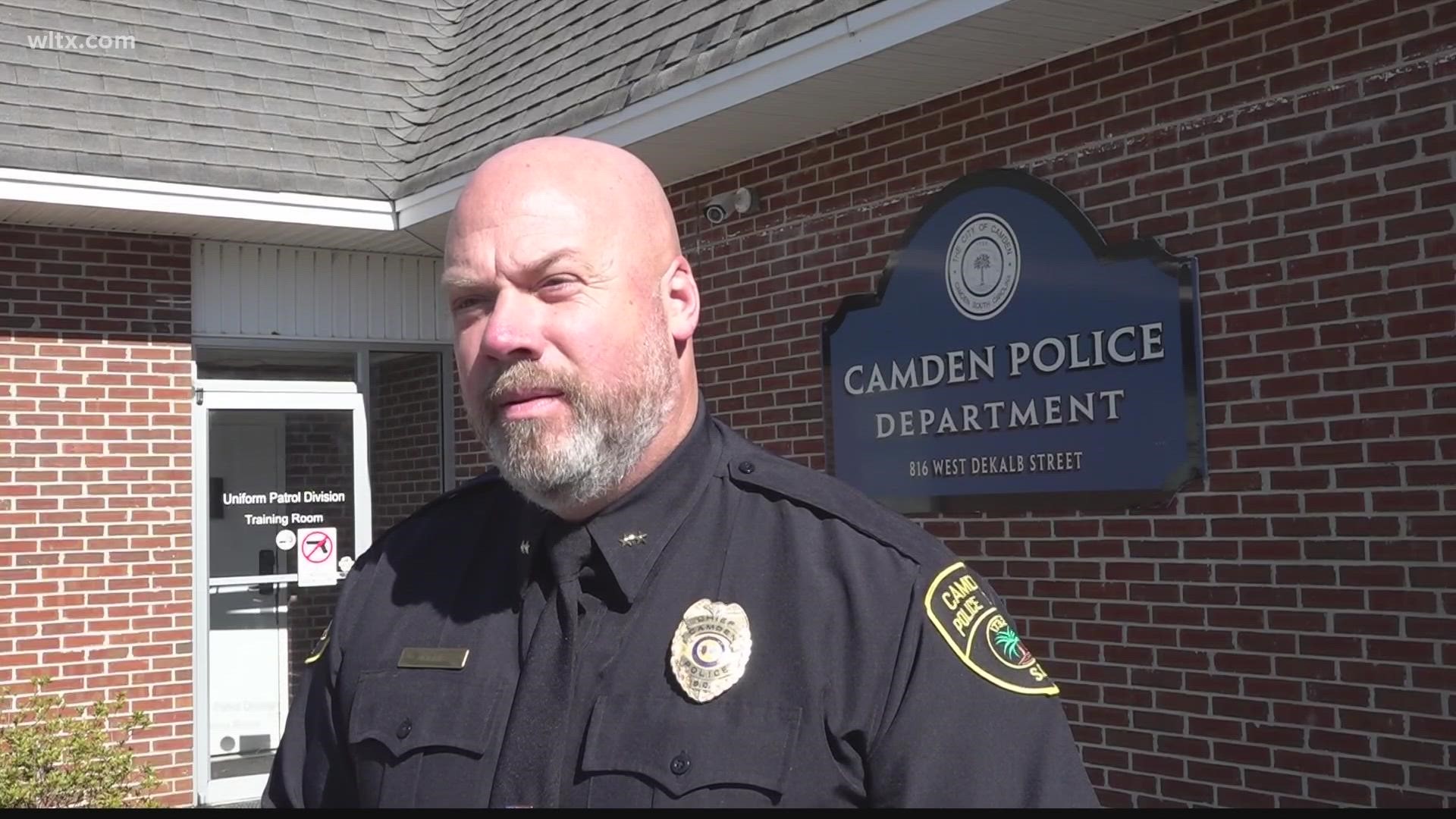 Darren Norris is taking over the role as interim police chief for the city of Camden.