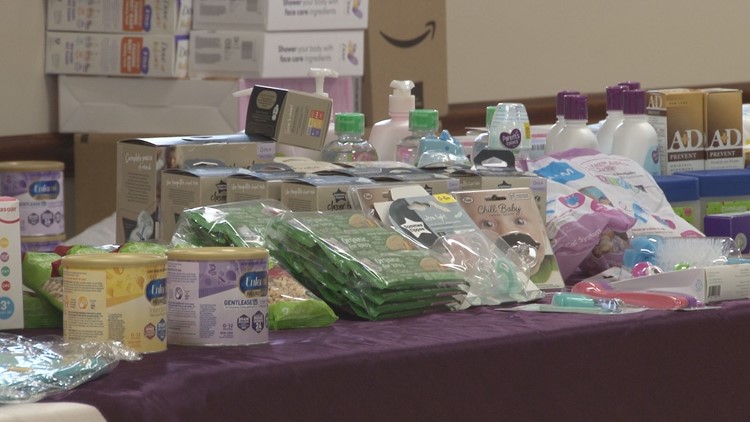 Church hosts community baby shower serving 60 mothers
