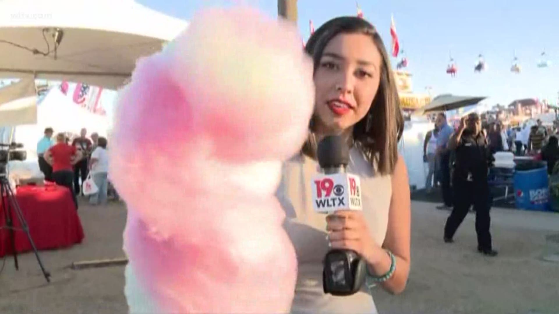 Sonia Gutierrez reports on all the food on a stick at the fair.