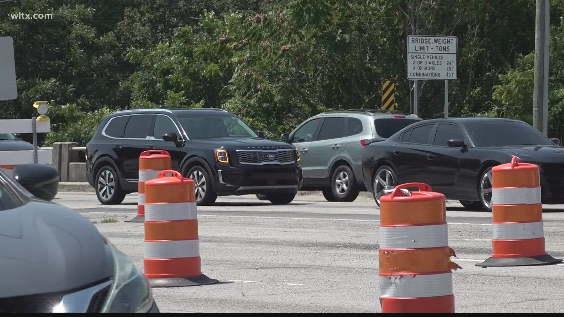 Cones have filled the busy streets of Two Notch Road between Ferrell Drive and Spring Court for what residents said has been almost six months of construction.