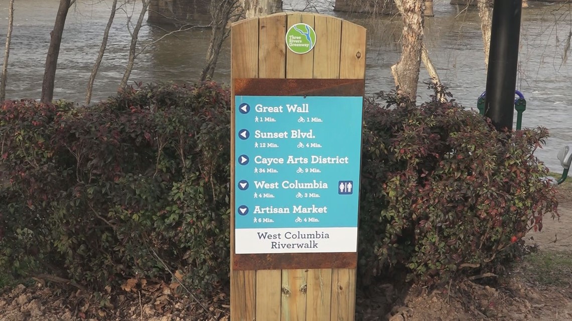 Cayce and West Columbia Riverwalk gets new signage around trail