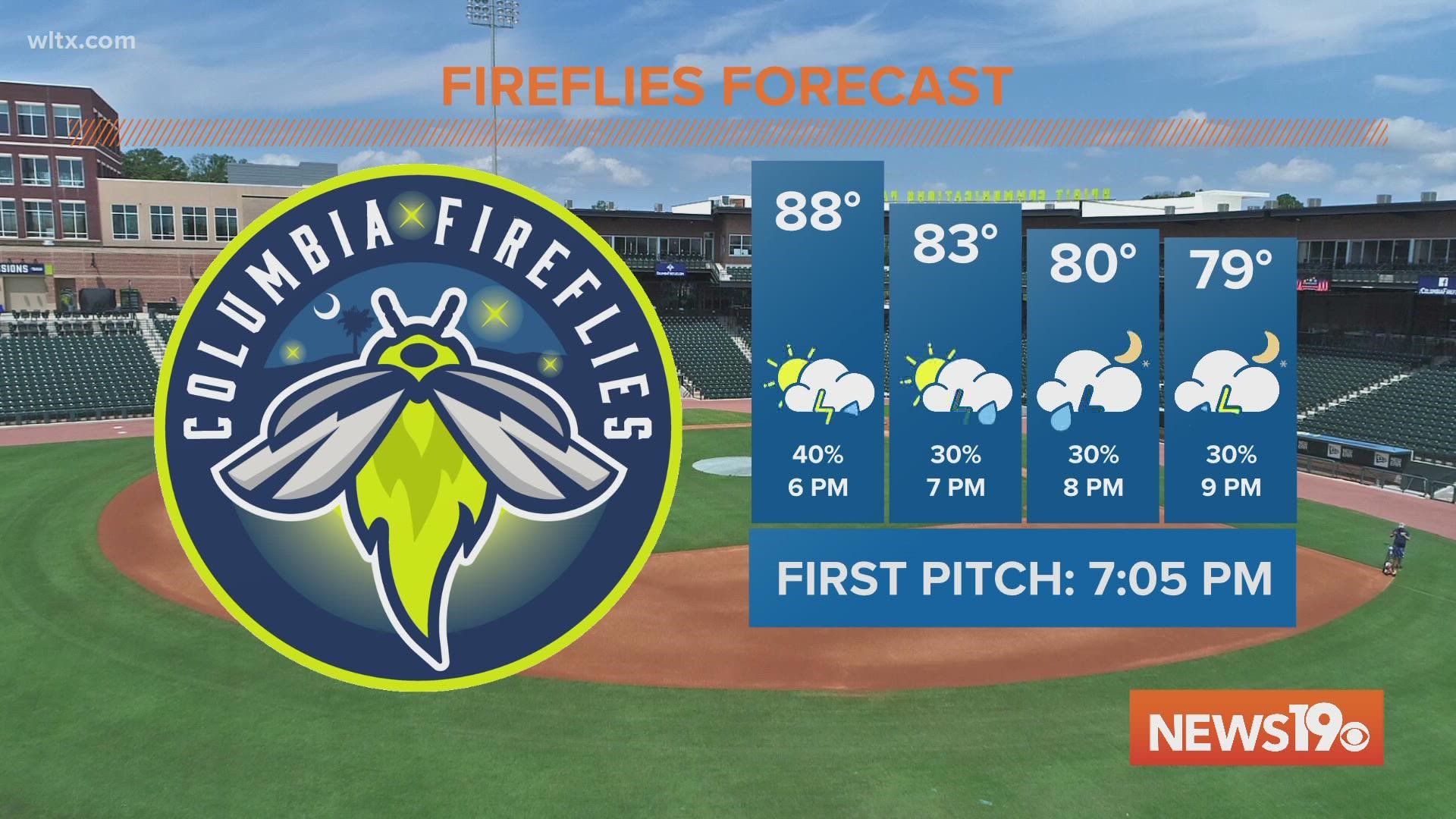 Meteorologist Cory Smith has the Columbia Fireflies forecast for September 7, 2022.