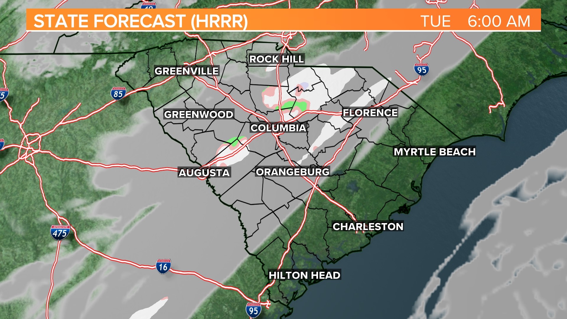 More Cold South Carolina Weather