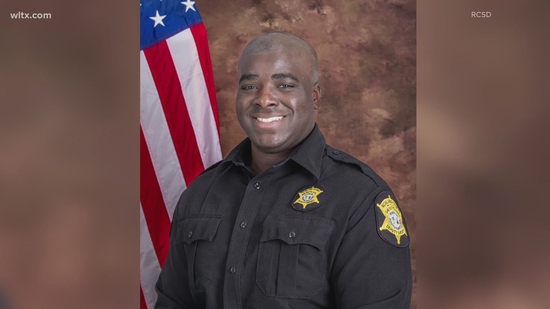 He was directing traffic after an accident on Caughman road when he was hit by a passing car.  Deputy Trivonn Geathers was released from the hospital today.